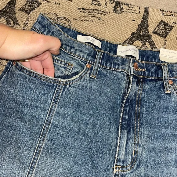 Universal Thread  Straight High-Rise Medium Tint Denim Ankle Jean - Picture 8 of 15